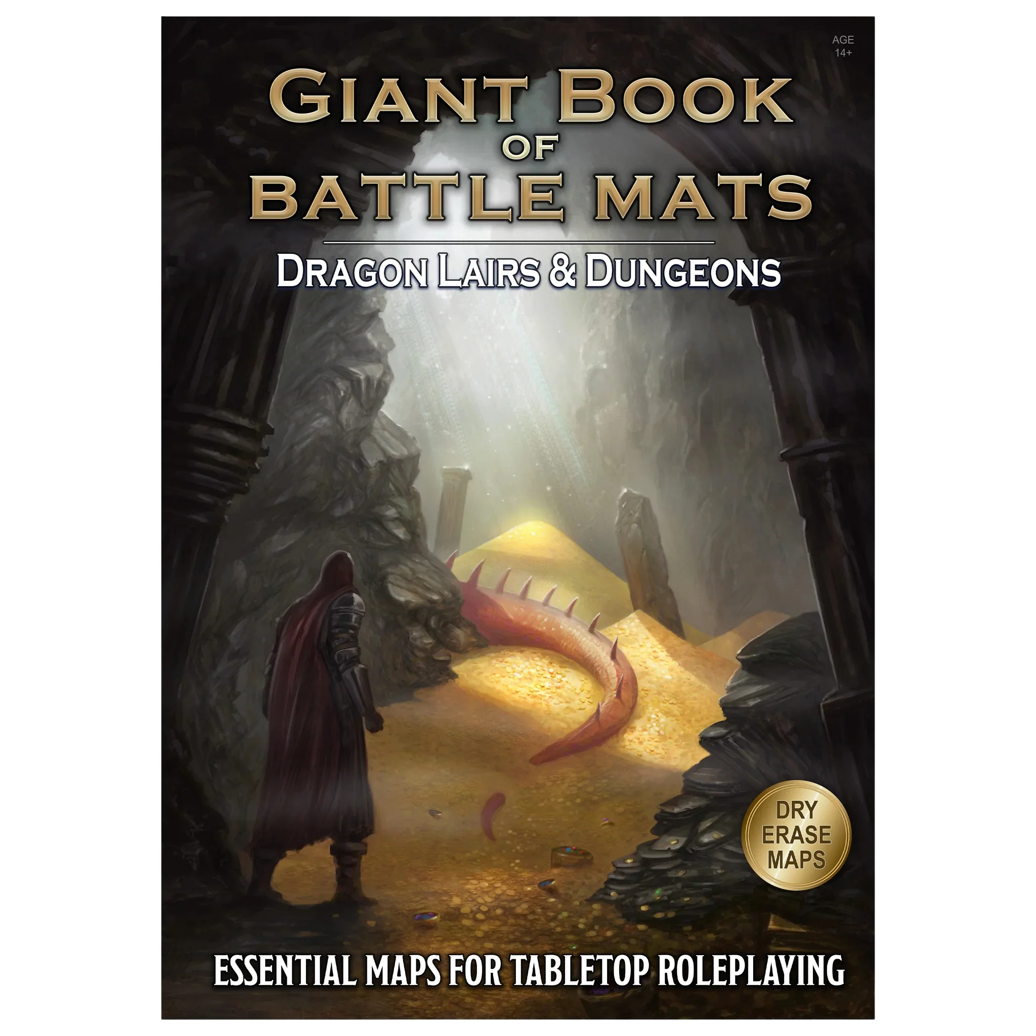 A Giant Book of Battle Mats - Dragon Lairs & Dungeons