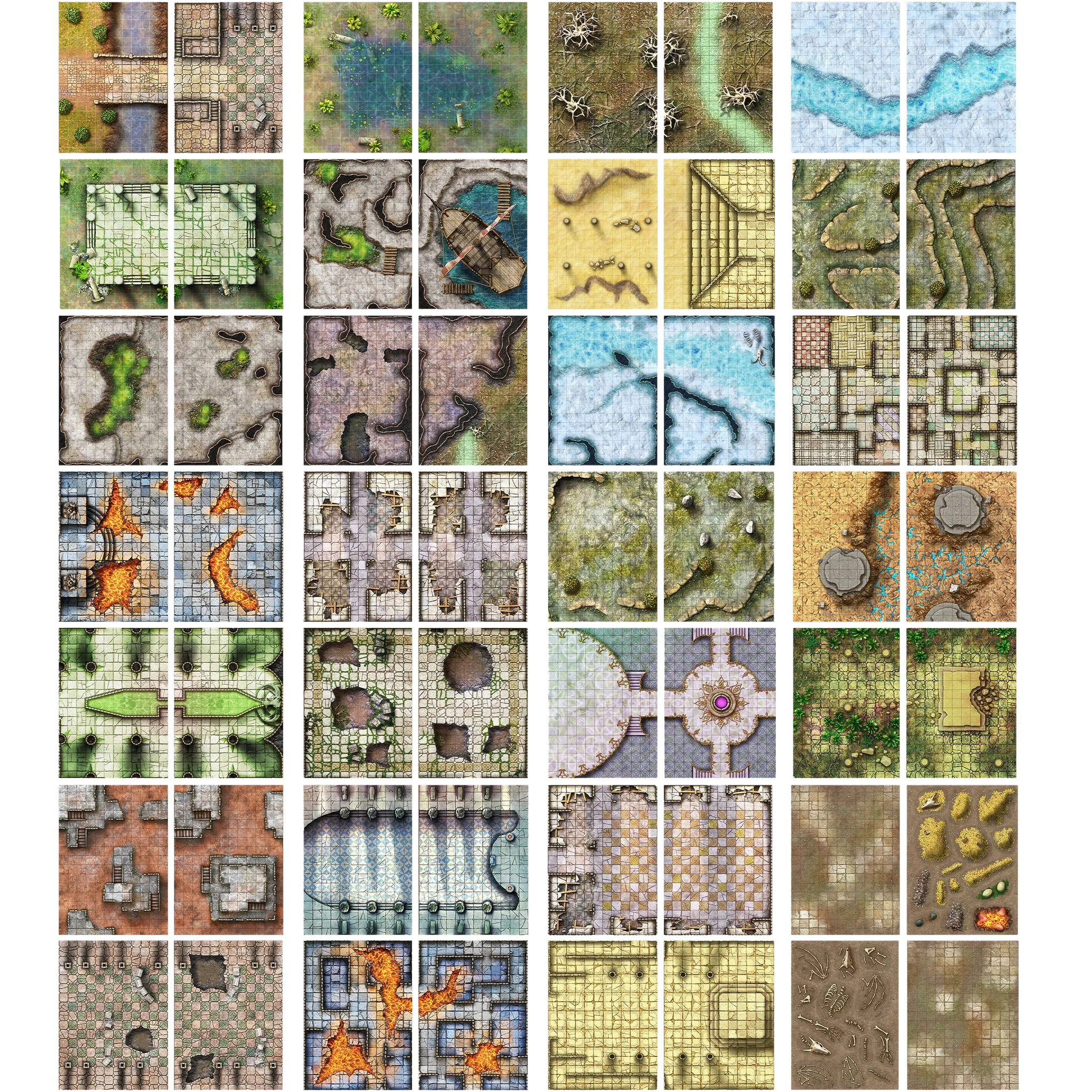 A Giant Book of Battle Mats - Dragon Lairs & Dungeons - Image 2