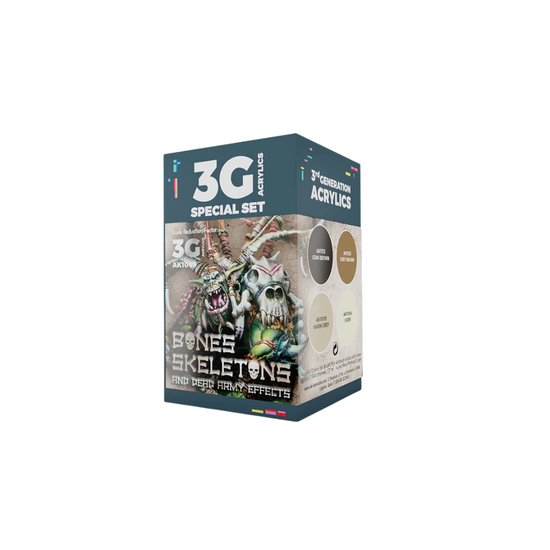 AK Interactive - 3G Special Set - Bones, Skeletons and Dead Army Effects