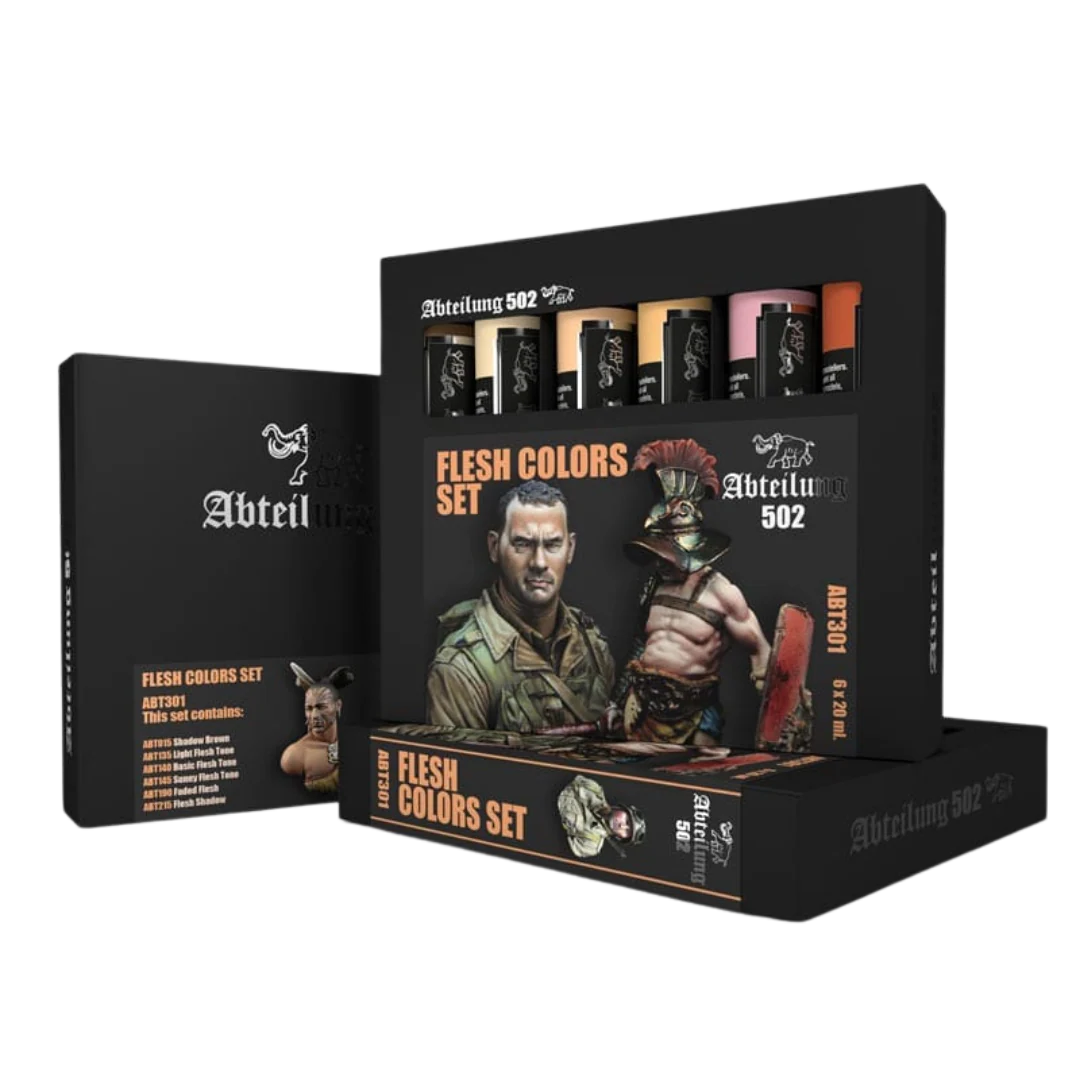 AK Interactive - Abteilung 502 Flesh Colors Set