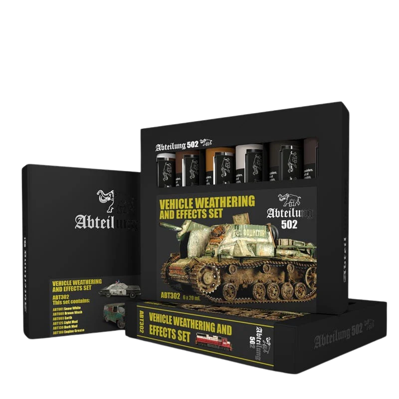 AK Interactive - Abteilung 502 VEHICLE WEATHERING AND EFFECTS SET