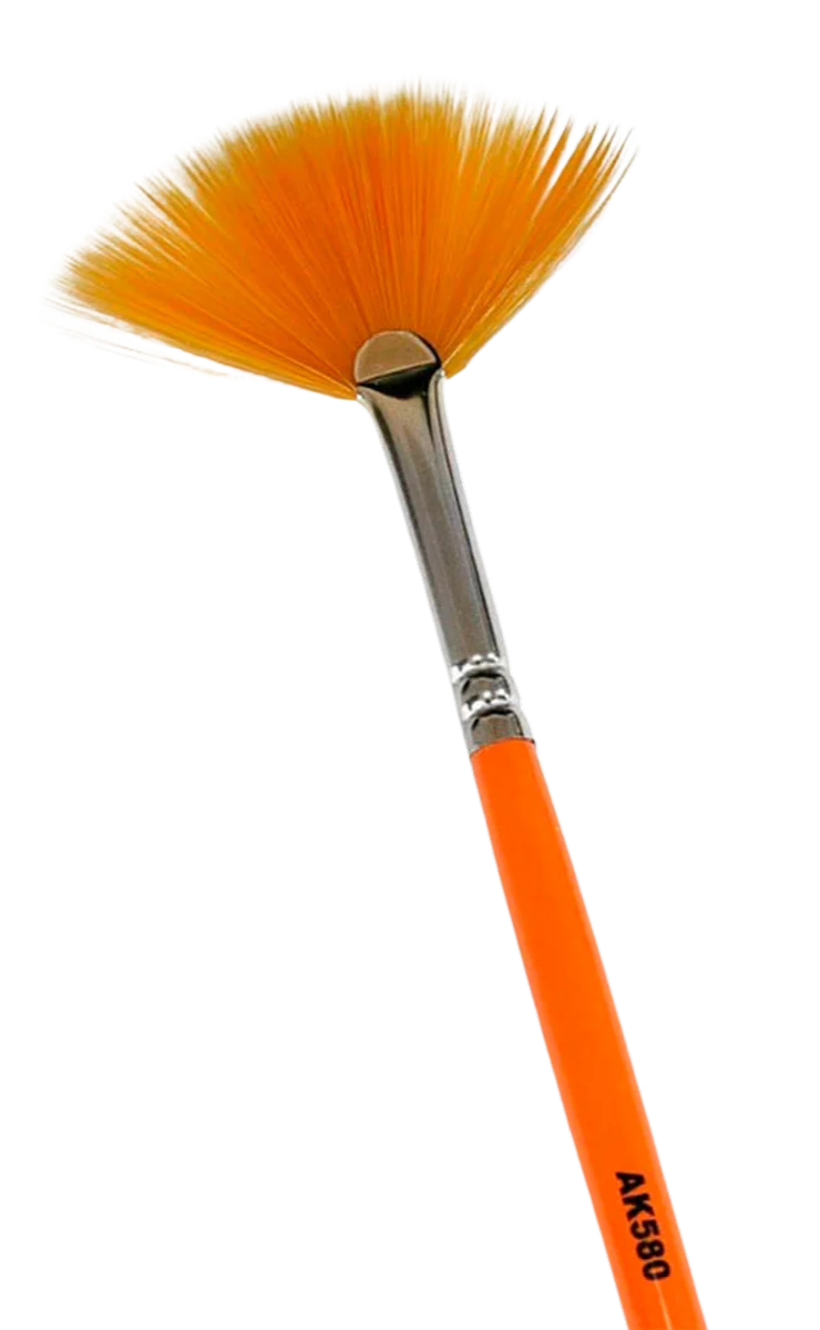 AK Interactive - Fan Shape Weathering Brush