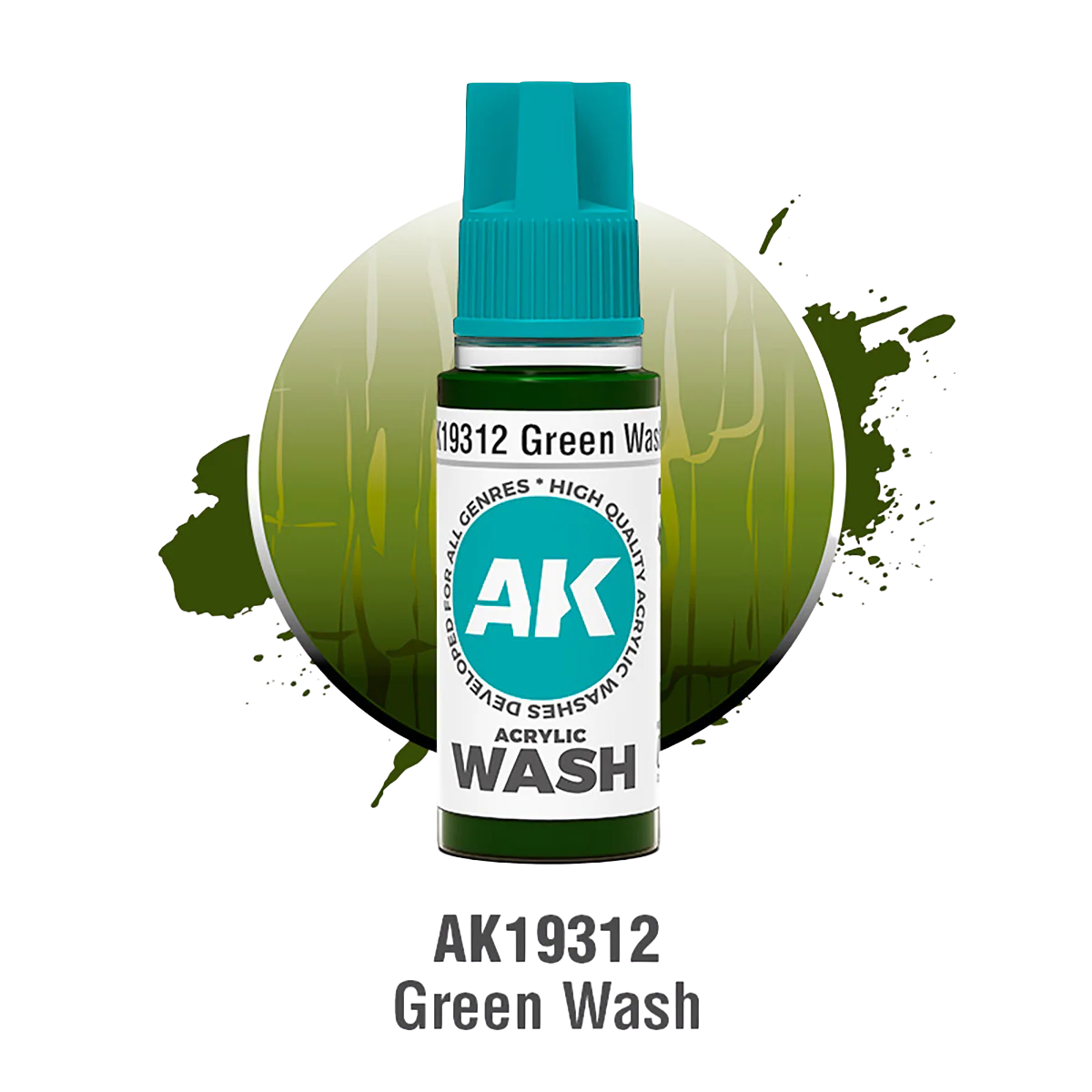AK Interactive - GREEN – ACRYLIC WASH