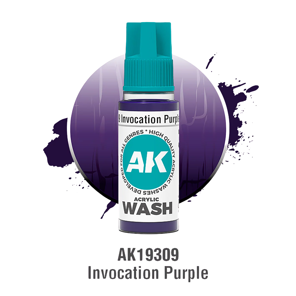 AK Interactive - INVOCATION PURPLE â ACRYLIC WASH