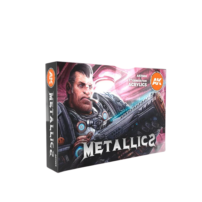 AK Interactive - Metallics Color Set