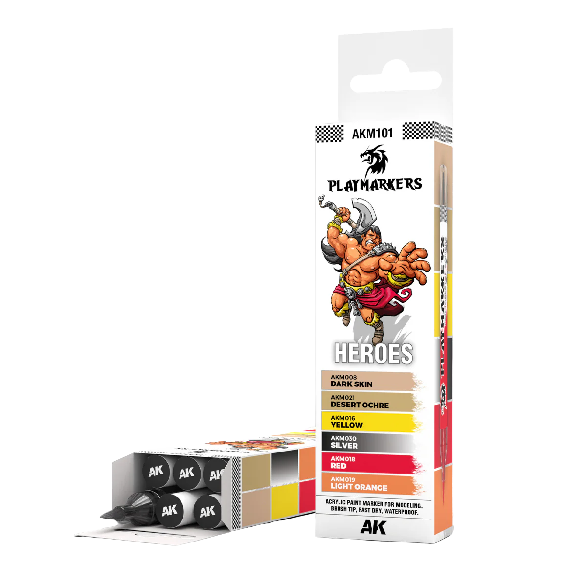 AK Interactive - PLAYMARKERS SET - HEROES