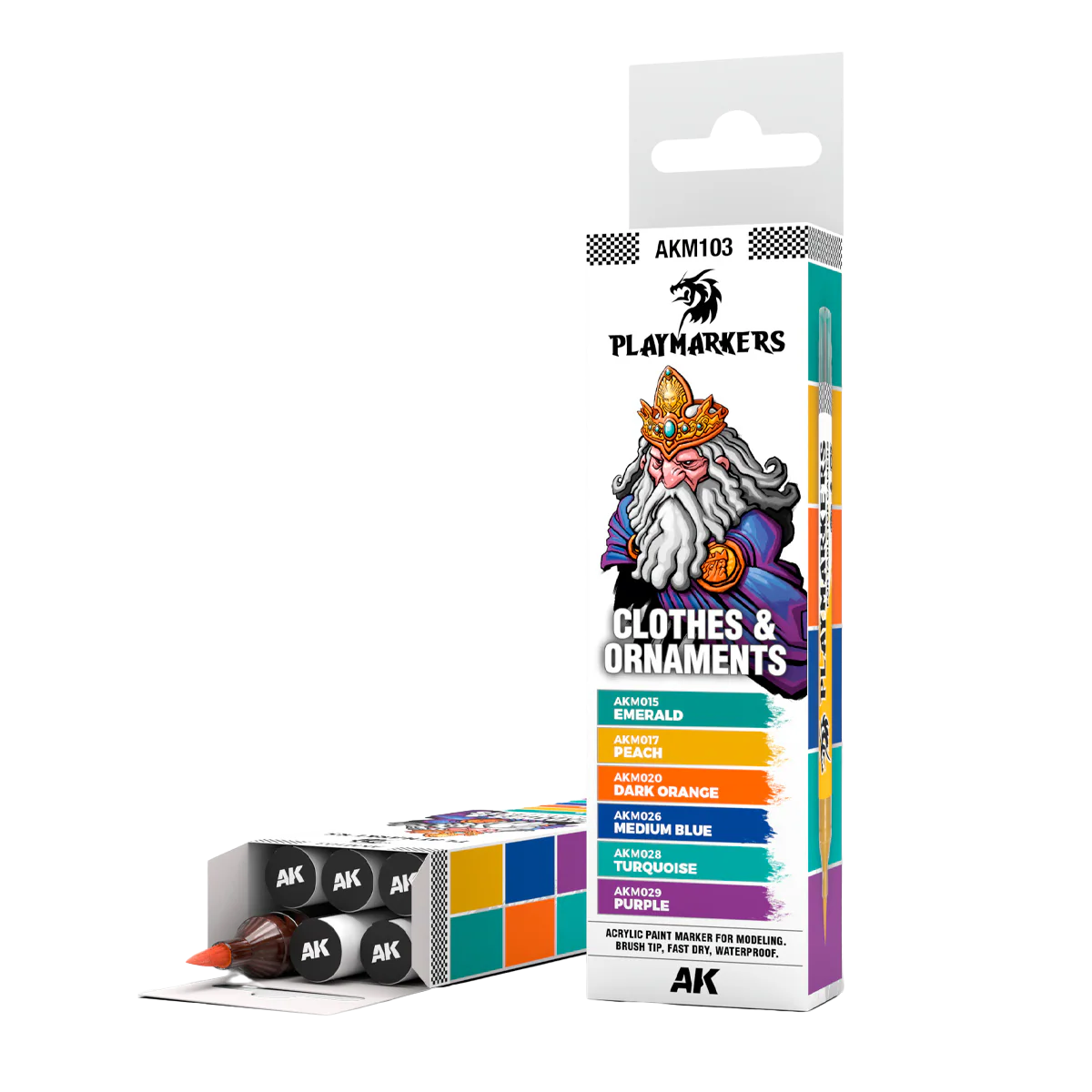 AK Interactive - PLAYMARKERS SET - CLOTHES & ORNAMENTS
