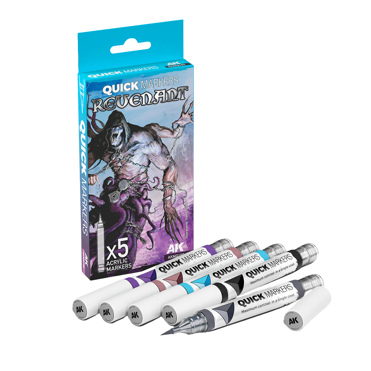 AK Interactive - QUICKMARKER SET - REVENANT