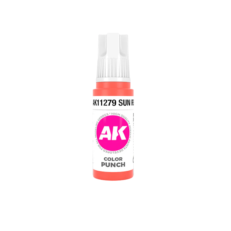 AK Interactive - SUN RED – COLOR PUNCH