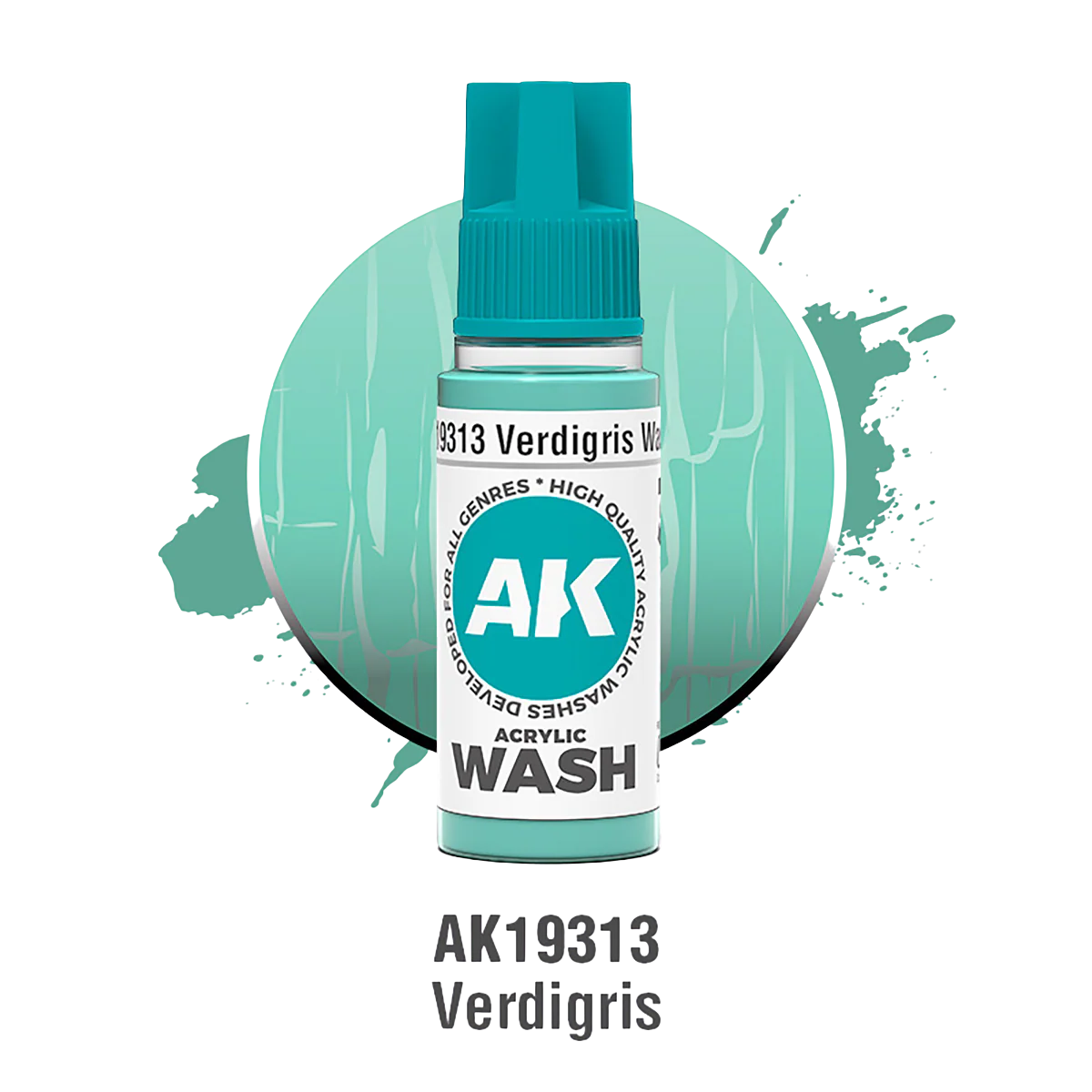 AK Interactive - VERDIGRIS â ACRYLIC WASH