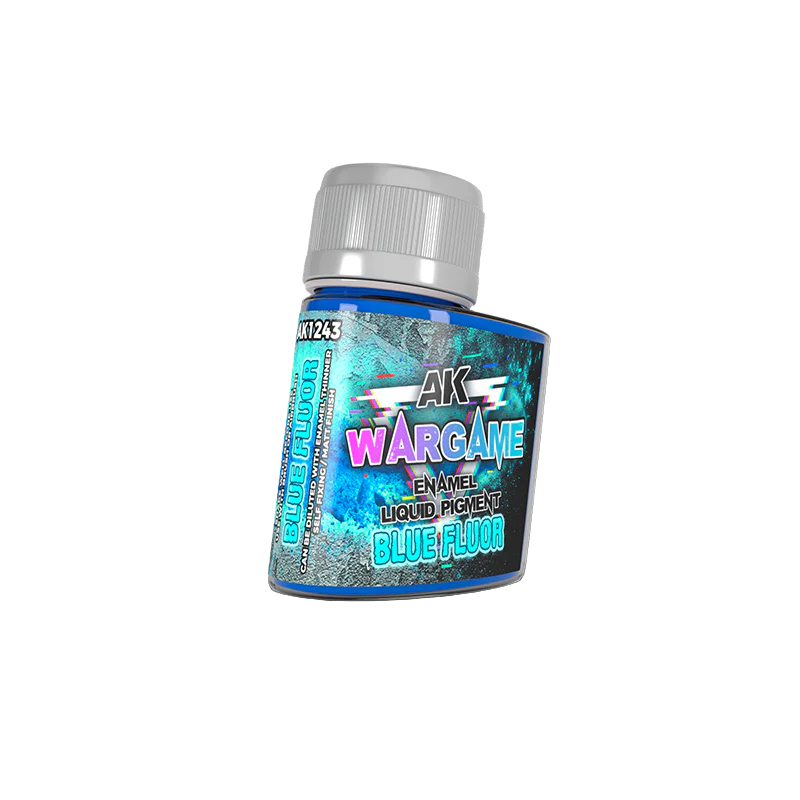 AK Interactive - Wargame Liquid Pigment - Blue Fluor