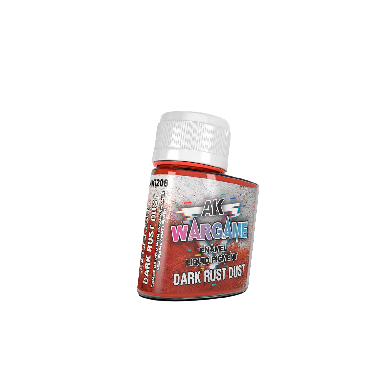 AK Interactive - Wargame Liquid Pigment - Dark Dust Rust
