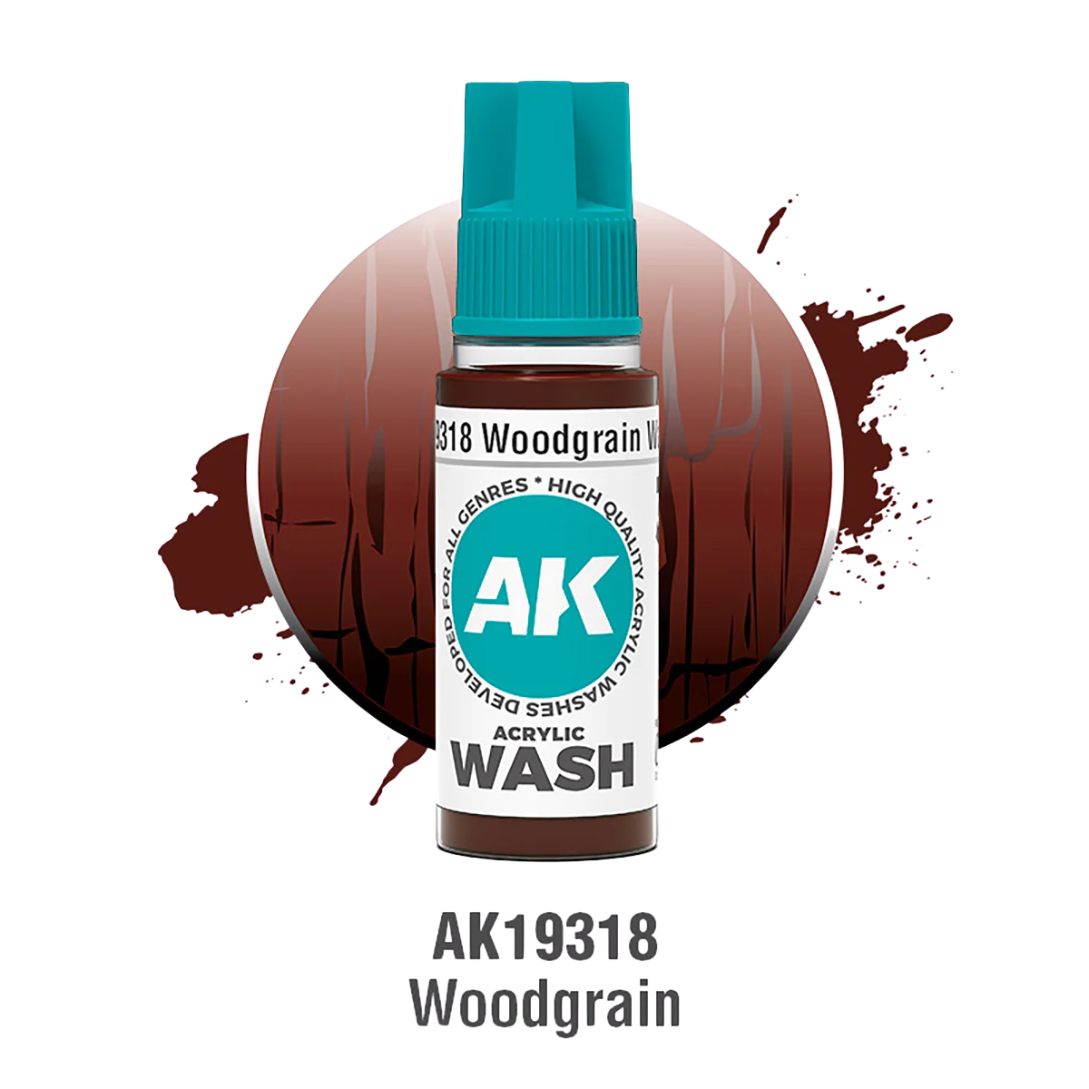 AK Interactive - WOODGRAIN – ACRYLIC WASH