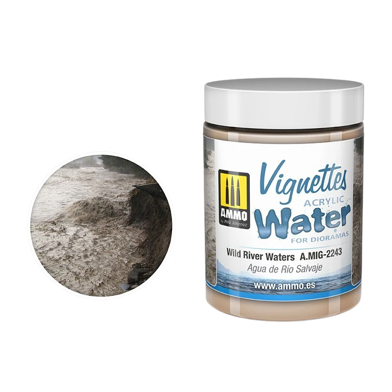 Ammo by Mig - Acrylic Water for Dioramas: Wild River Waters 100ml