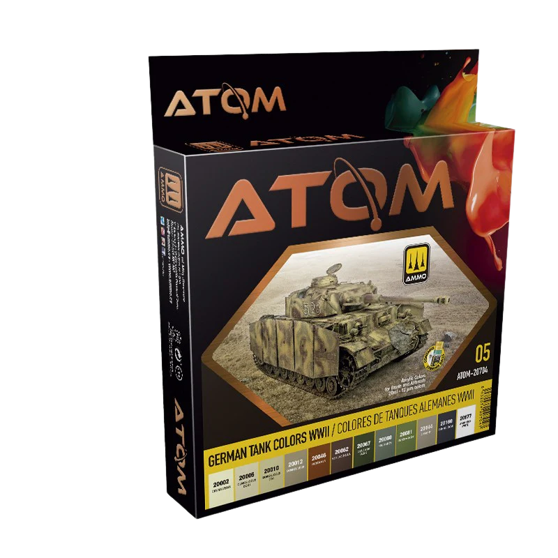 Ammo by Mig - ATOM German Tank Colors WWII Set