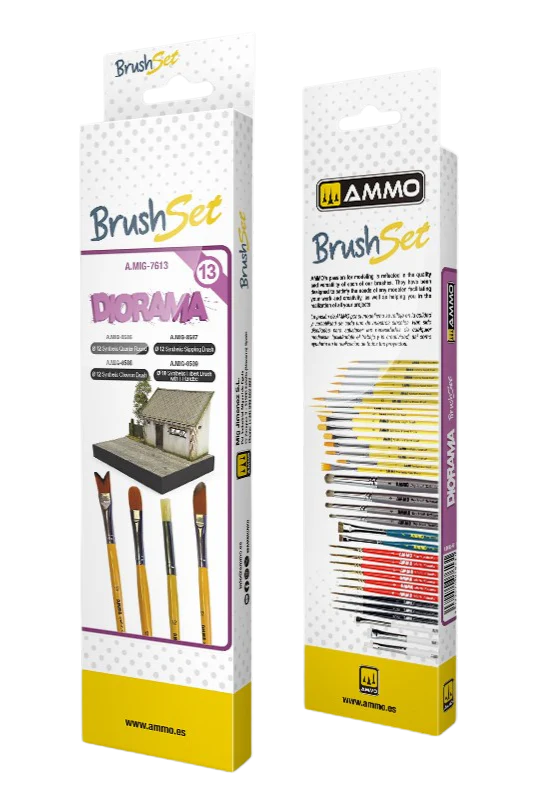 Ammo by Mig - Dioramas Brushes Set