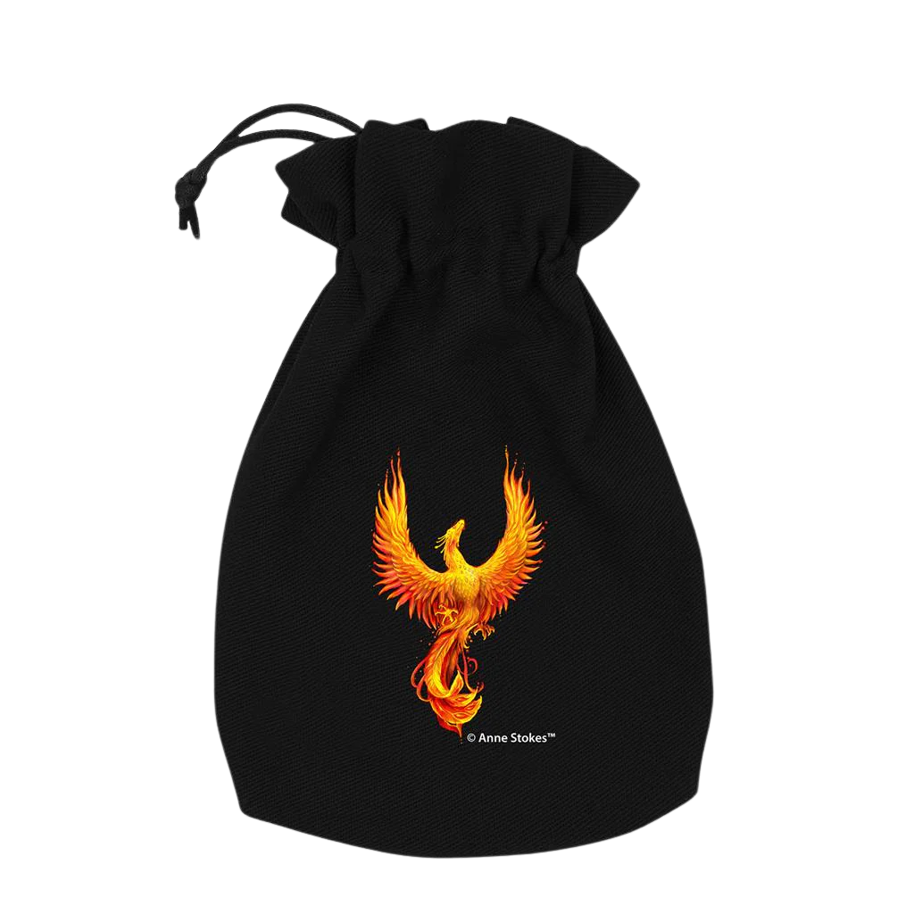 Anne Stokes Dice Pouch: Phoenix