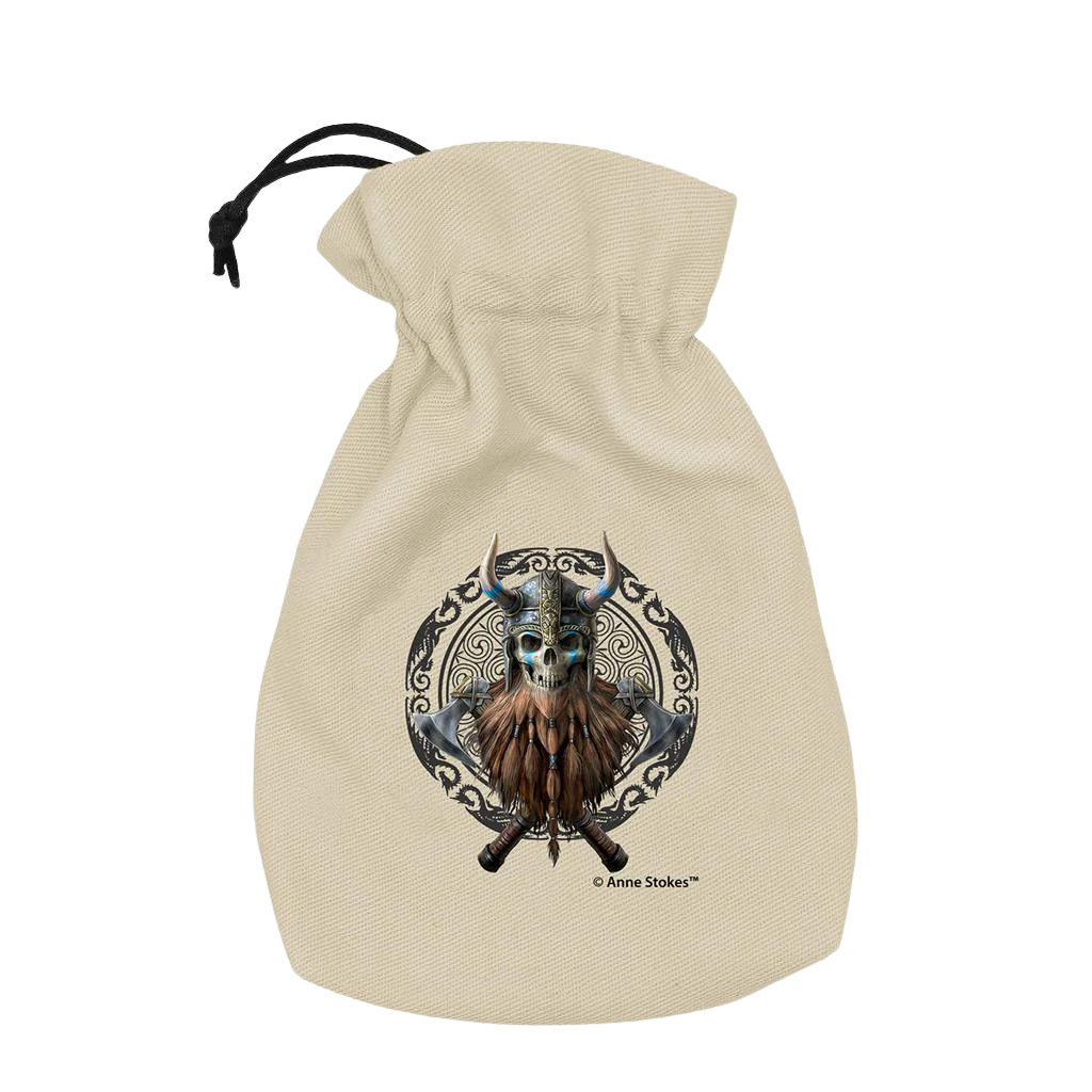 Anne Stokes Dice Pouch: Viking Skull