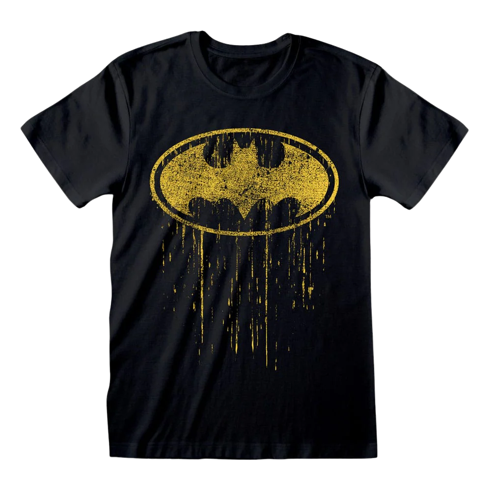 Batman T-Shirt Dripping Symbol XL
