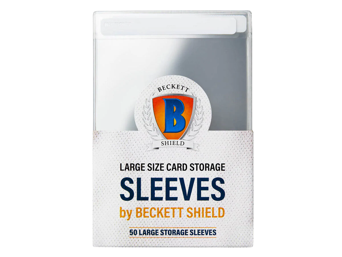 Beckett Shield - Large Storage Sleeves (50 Sleeves)