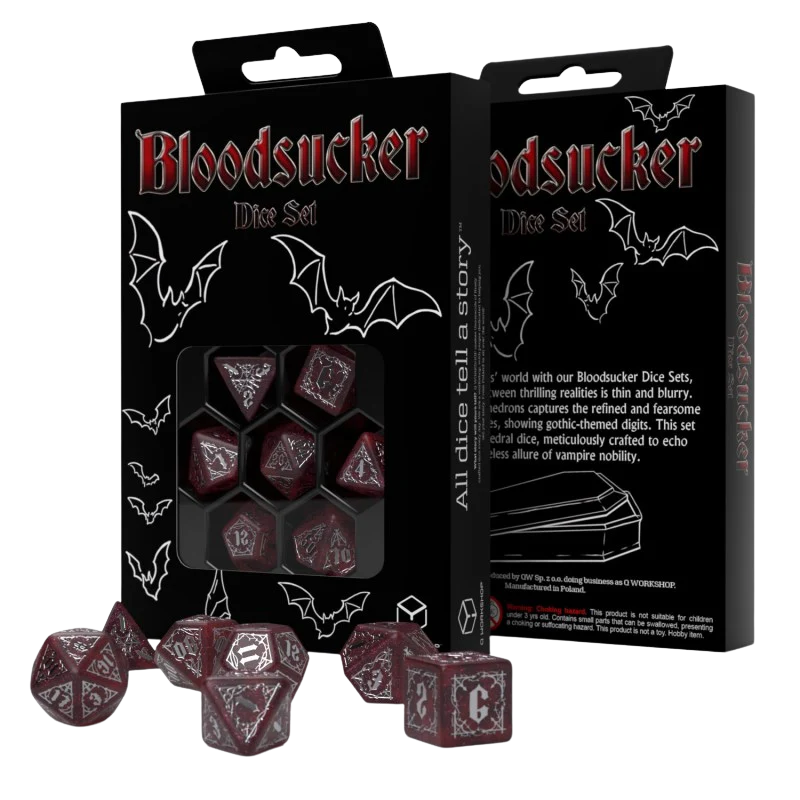 Bloodsucker Dice Set: Scarlet