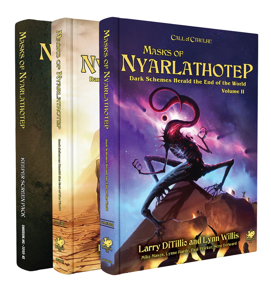 Call of Cthulhu RPG - Masks of Nyarathotep - Slipcase Set