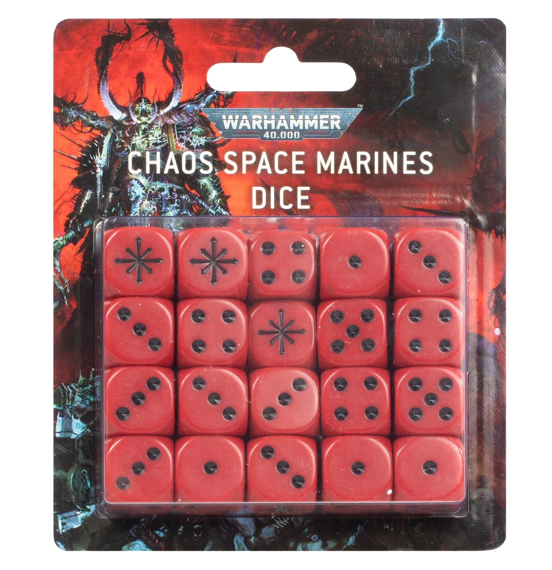 Chaos Space Marines Dice Set - Image 2