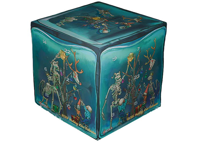 Chessex 2025 Holiday Dice Calendar