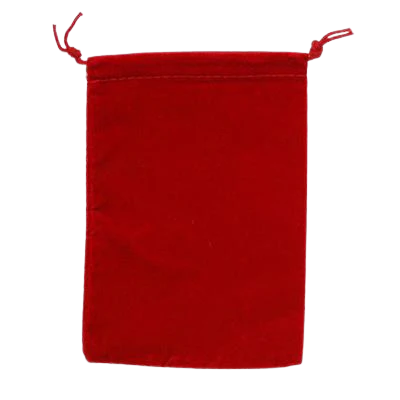 Chessex Large Suedecloth Dice Bag Red