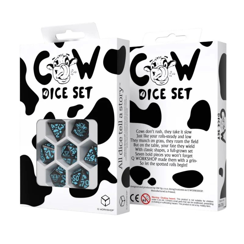 Cow Dice Set: MOOlissa