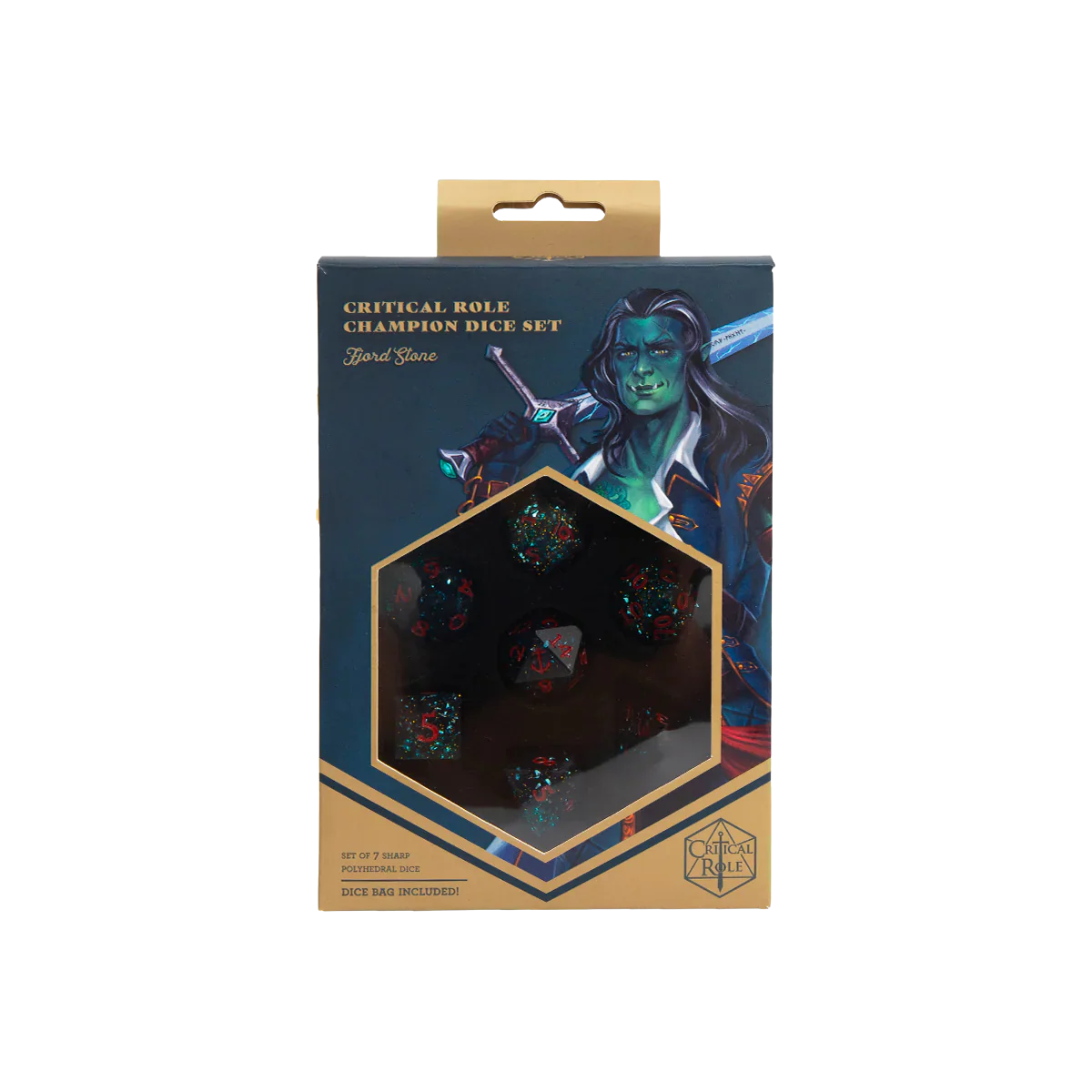Critical Role Champion Dice Set: Fjord Stone