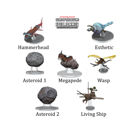 D&D Icons of the Realms Miniatures: Ship Scale - Asteroid Encounters - Image 2