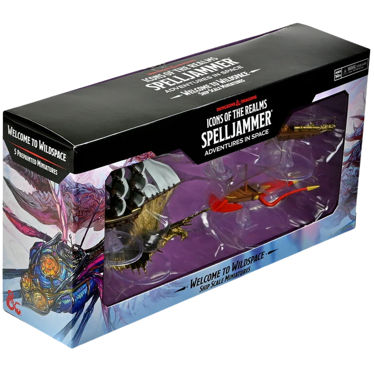 D&D Icons of the Realms Miniatures: Ship Scale - Welcome to Wildspace