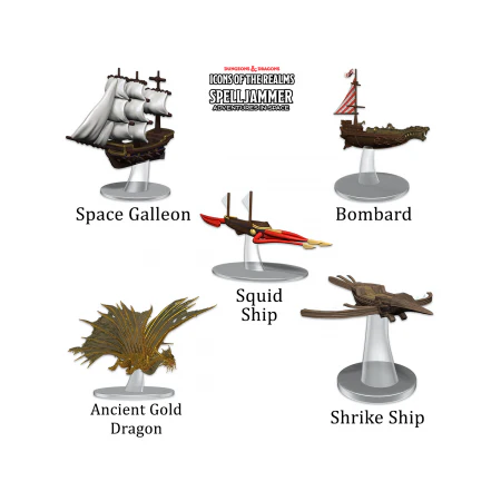 D&D Icons of the Realms Miniatures: Ship Scale - Welcome to Wildspace - Image 2