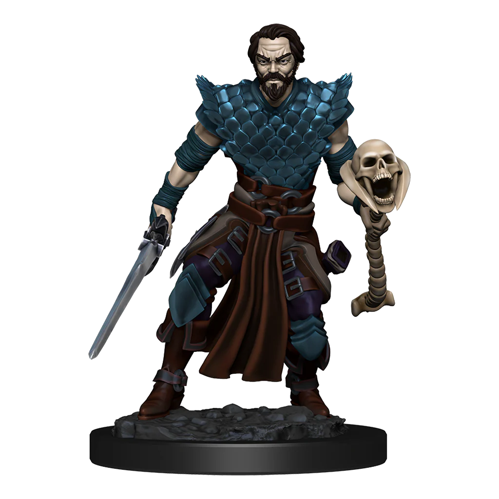 D&D Icons of the Realms - Premium Painted Figure - Human Warlock Male
