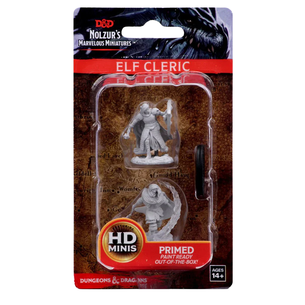 D&D Nolzur’s Marvelous Miniatures: Elf Male Cleric