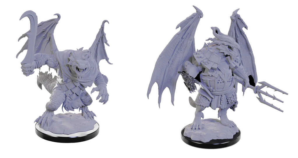 D&D Nolzur's Marvelous Miniatures: Draconian Foot Soldier & Mage