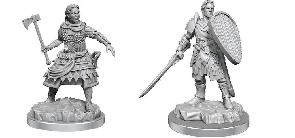 D&D Nolzur's Marvelous Miniatures: Human Fighters