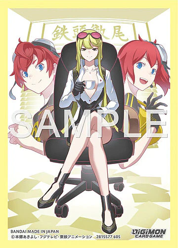 Digimon Card Game - Official Sleeves 02 - Kyoko w/ Takumi/Ami