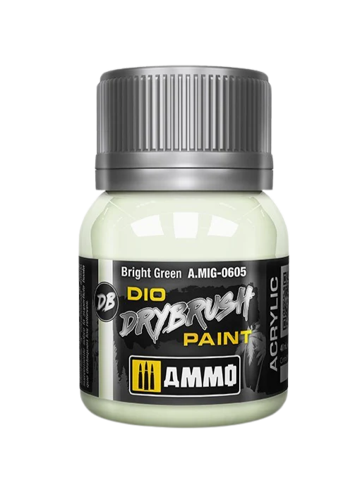 Ammo by Mig - DIO DRYBRUSH: Bright Green