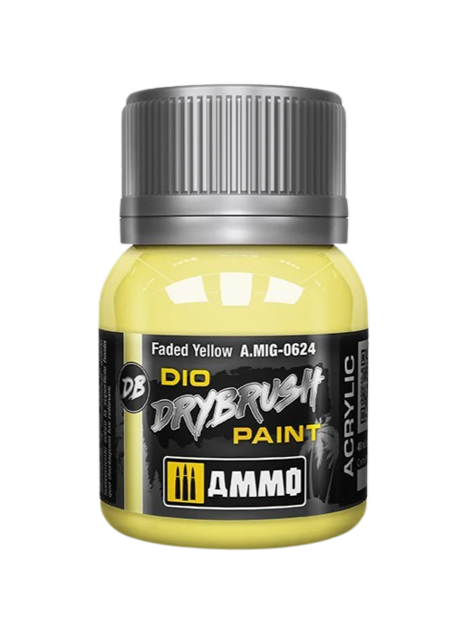 Ammo by Mig - DIO DRYBRUSH: Faded Yellow