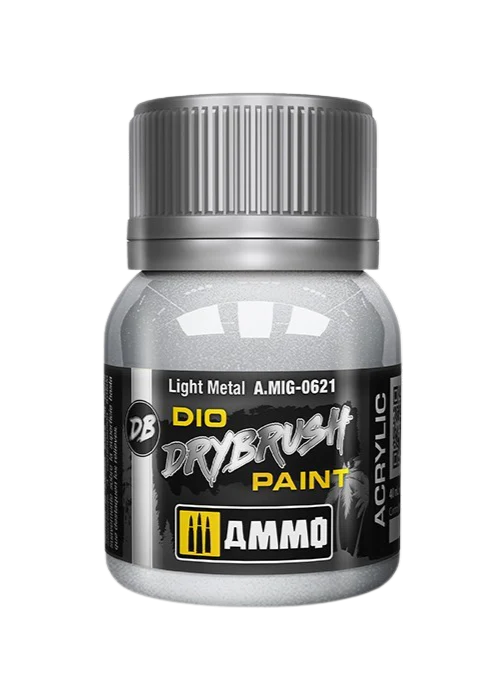 Ammo by Mig - DIO DRYBRUSH: Light Metal