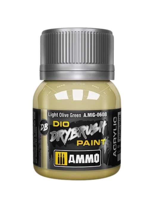 Ammo by Mig - DIO DRYBRUSH: Light Olive Green