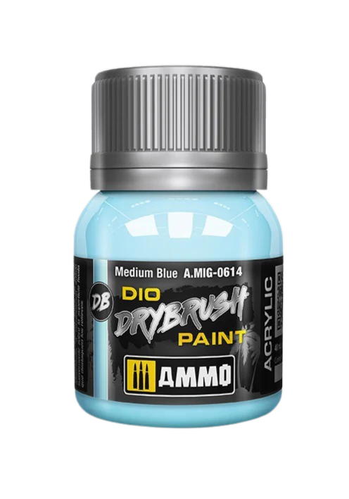 Ammo by Mig - DIO DRYBRUSH: Medium Blue
