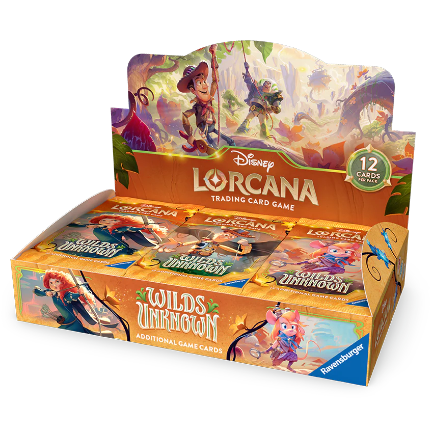 Disney Lorcana TCG - Wilds Unknown Booster Display (24 Packs)