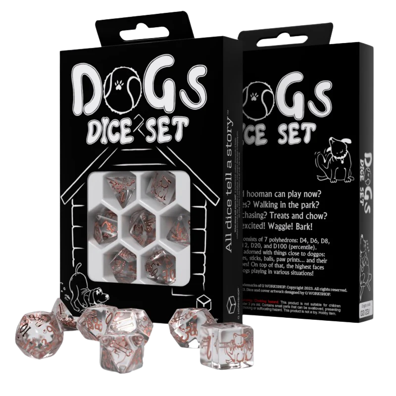 DOGS Dice Set: Bubbles