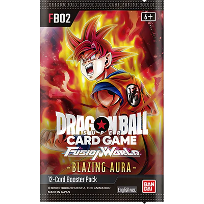 Dragon Ball Super Card Game - Fusion World Blazing Aura (FB02) Booster