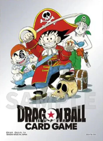 Dragon Ball Super Card Game - Official Card Sleeves -ILLUSTRATIONS- Son Goku & Krillin & Bulma