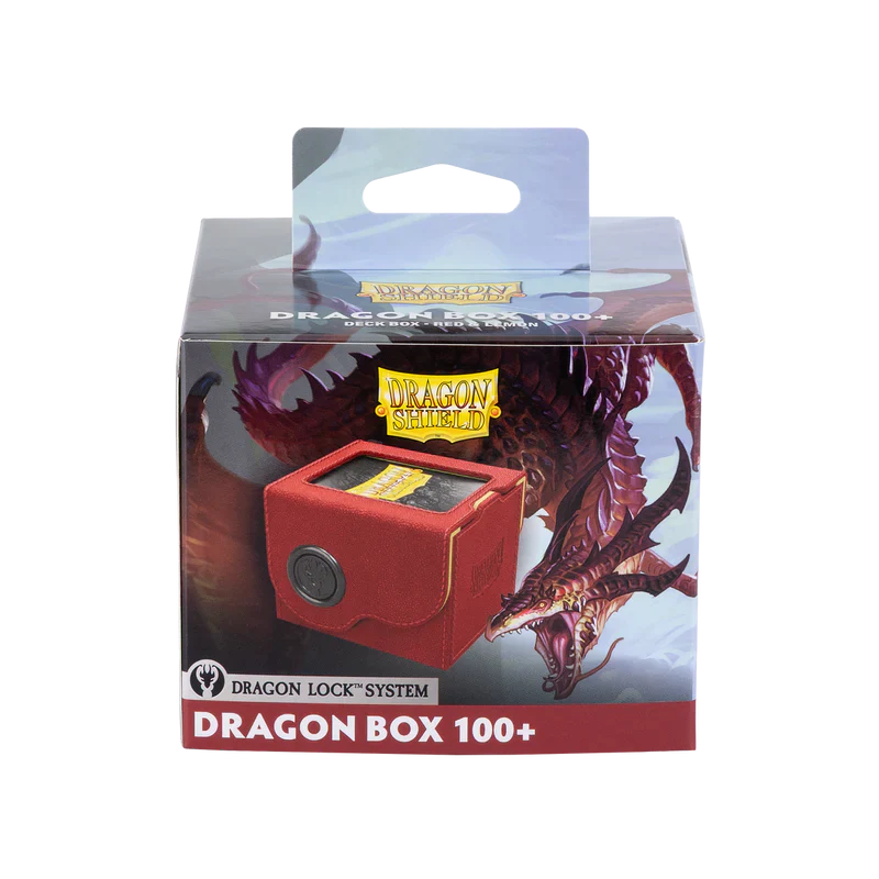 Dragon Shield Dragon Lock System Dragon Box 100+ - Red & Lemon