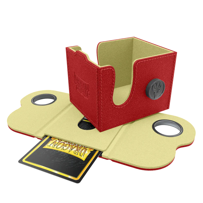 Dragon Shield Dragon Lock System Dragon Box 100+ - Red & Lemon - Image 2